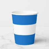 ニカラグア国旗 紙コップ (裏面)