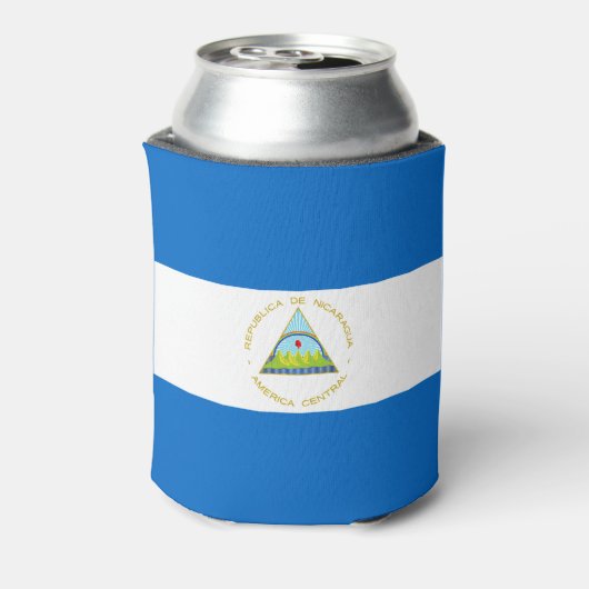ニカラグア国旗 缶クーラー (缶裏面)