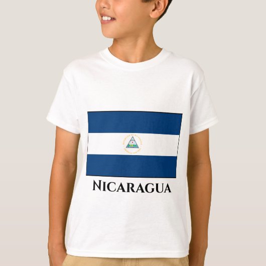 ニカラグア国旗 Tシャツ (正面)