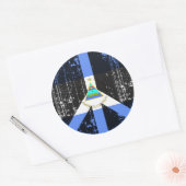 ニカラグア平和 ラウンドシール (封筒)