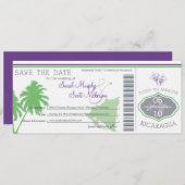 ニカラグア日付搭乗券を保存 セーブザデート (正面/裏面)