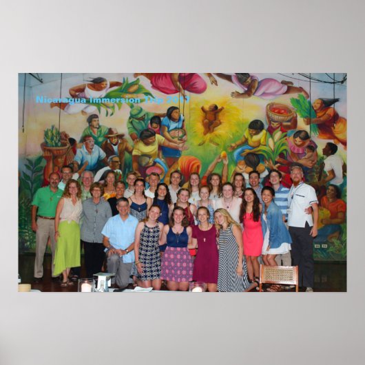 ニカラグア浸漬旅行2017 ポスター (正面)