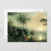 ニカラグア絵画の日の出M.J.ヘード ポストカード (正面/裏面)