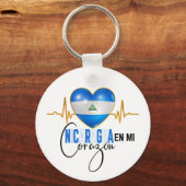 ニカラグア・エン・ミ・コラゾン・ニカラグアプライド キーホルダー (正面)