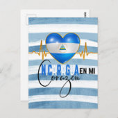 ニカラグア・エン・ミ・コラゾン・ニカラグアプライド ポストカード (正面/裏面)