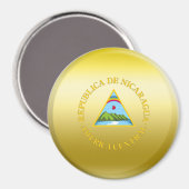 ニカラグア・コート・オブ・アームズ マグネット (正面/裏面)