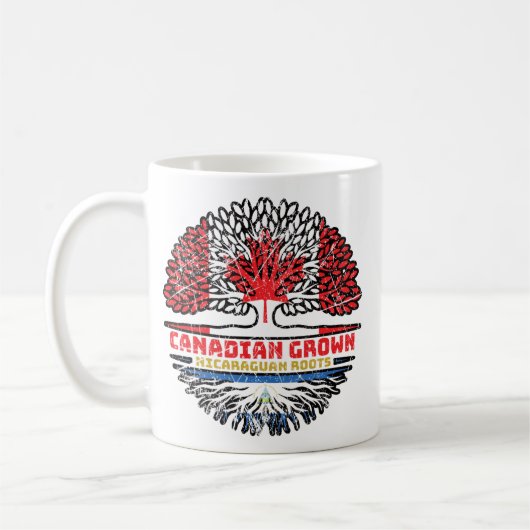 ニカラグア・ニカラグアカナダツリールーツ コーヒーマグカップ (左)