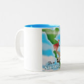 ニカラグア・バイ・エアバケーションポスター ツートーンマグカップ (正面左)
