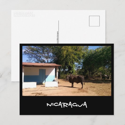 ニカラグア ポストカード (正面/裏面)