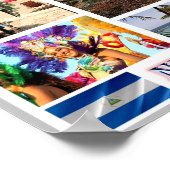 ニカラグア – モザイク –  ポスター (角)