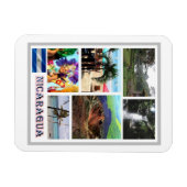 ニカラグア – モザイク –  マグネット (横)