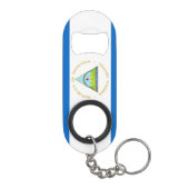 ニカラグア-ラテンアメリカの旗 キーホルダー栓抜き (裏面)