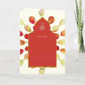 ニカワリーマ結婚式招待状プログラムRSVP カード (裏面)