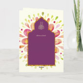 ニカワリーマ結婚式招待状プログラムRSVP カード (裏面)