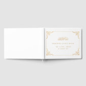 ニカ白金ゴールドイスラム結婚教徒 ゲストブック (全面)