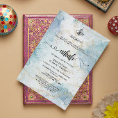 ニカ・ウェディング招待状 | ミニマルなイスラムデザイン 招待状