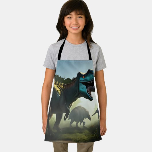 ニガノトサウルス恐竜の遠吠え、子供のエプロン エプロン (インサイチュ)