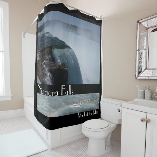 ニガー秋ミストシャワーカーテンのメイド シャワーカーテン (インサイチュ)