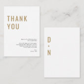 ニキシンプルミニマリストありがとうエンクロージャカード エンクロージャーカード (正面/裏面)