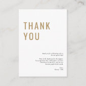 ニキシンプルミニマリストありがとうエンクロージャカード エンクロージャーカード (正面)