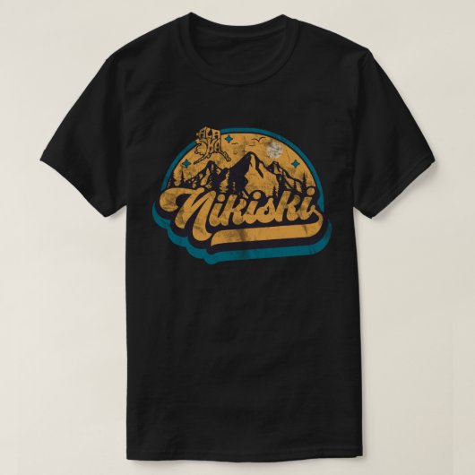 ニキスキ（アラスカ州） Tシャツ (デザイン正面)
