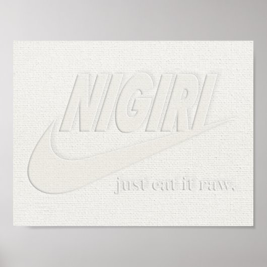 ニギリエンボスパロディ ポスター (正面)