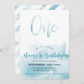 ニクカスタムソンの最初の誕生日招待状 招待状 (正面/裏面)