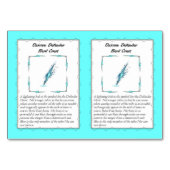 ニクスニッケル角状のユニコーンのトレーディングカード テーブルナンバー (裏面)