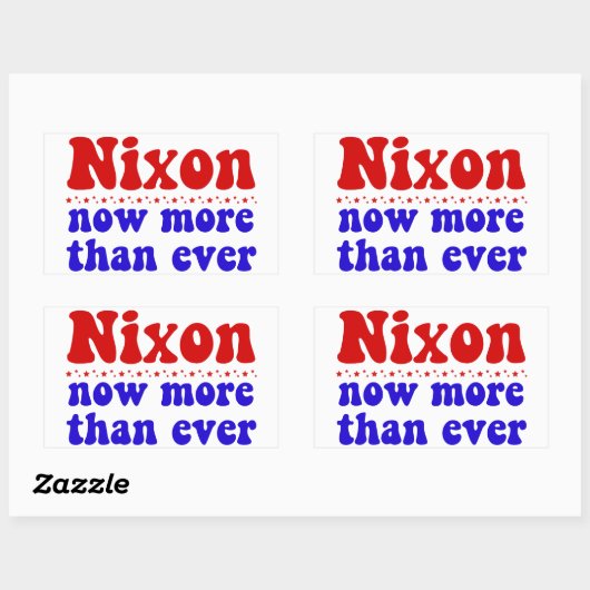 ニクソンが今まで以上に – 説教者インスパイア 長方形シール (シート)