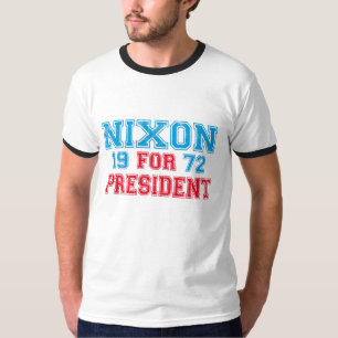 ニクソンの1972年の選挙 Tシャツ