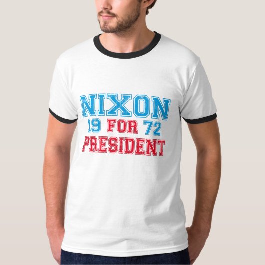 ニクソンの1972年の選挙 Tシャツ (正面)
