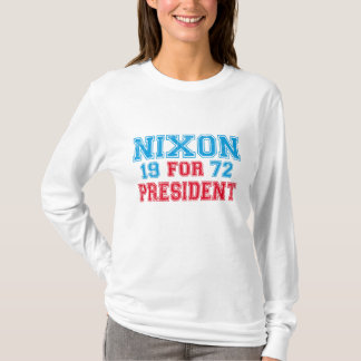 ニクソンの1972年の選挙 Tシャツ