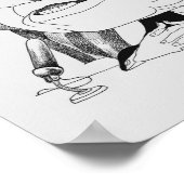 ニクソン風刺画 – Edmund Valtman - Circa 1970 ポスター (角)