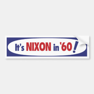 ニクソン1960のバンパーステッカー バンパーステッカー