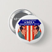 ニクソン2012ボタン 缶バッジ (正面&裏面)