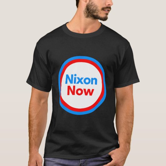 ニクソン・ナウ1972年キャンペーン Tシャツ (正面)