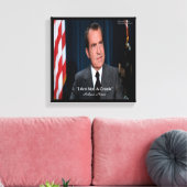 ニクソン&Not A Crook引用文キャンバス印刷 キャンバスプリント (インサイチュ (リビング))