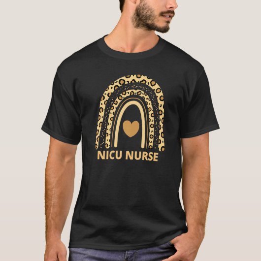ニクナースイクネオナタルヒョウ虹 Tシャツ (正面)
