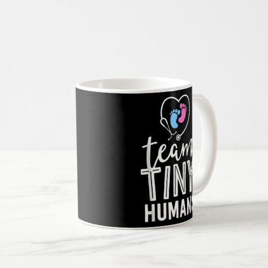 ニクナースチームティニーヒューマンズネオナタルIcu看護 コーヒーマグカップ (正面右)