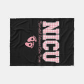 ニクナースネオナタル気にピックジンガムハートベビーF フリースブランケット (正面(横))