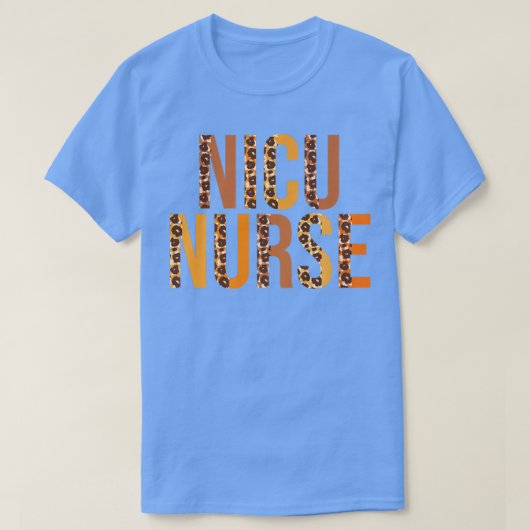 ニクナースヒョウかわいい秋秋の恋人たち感謝祭 Tシャツ (デザイン正面)