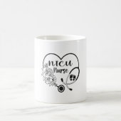 ニクナースフローラハート聴診器 コーヒーマグカップ (中央)