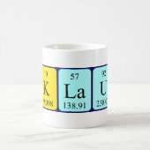 ニクラウスの周期表名mag コーヒーマグカップ (中央)