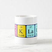 ニクラウスの定期的なテーブル名mag コーヒーマグカップ (中央)