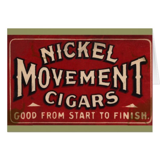 ニクルムーブメント葉巻1900 (正面横)