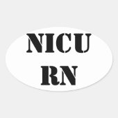 ニク環 楕円形シール (正面)