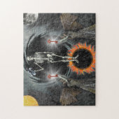 ニグレド伝統的錬金術の腐敗黒日 ジグソーパズル (縦)