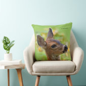 ニグレポートレートの笑顔の鹿の子鹿 クッション (椅子)