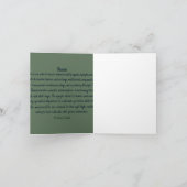 ニグレ自然トンフライアートアースデイ ノートカード (内部)