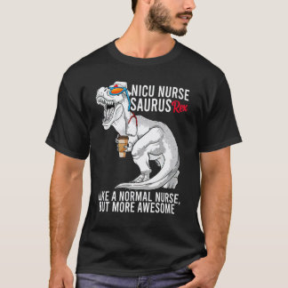 ニコちゃんナース サウルス レックス 普通の看護師みたいだけどもっとすごい Tシャツ
